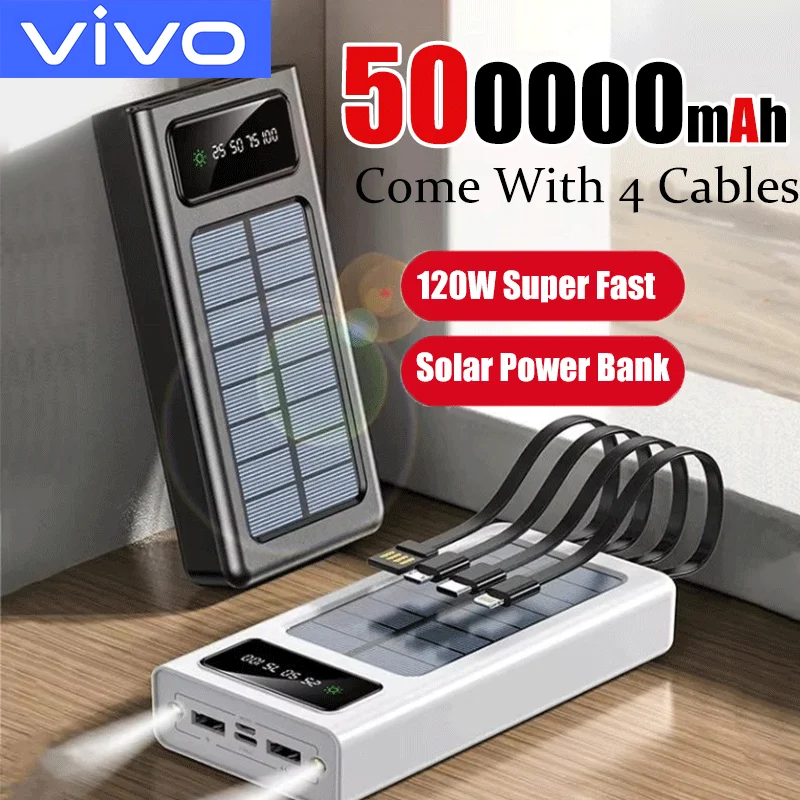 باور بانك شمسي من فيفو بسعة 50 - مراجعة Solar Emergency Charger وسعره