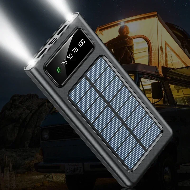 200000 باور بانك يعمل بالطاقة  - مراجعة Solar Emergency Charger وسعره