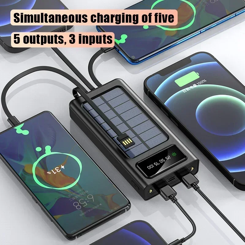 200000 باور بانك يعمل بالطاقة  - مراجعة Solar Emergency Charger وسعره