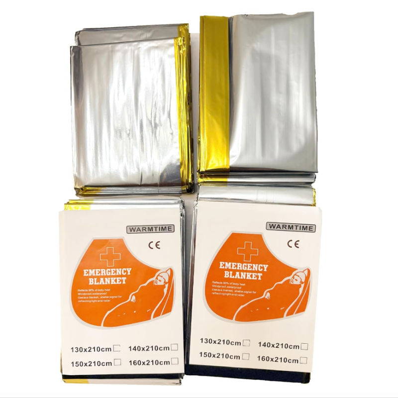4 بطانيات حرارية ذهبية وفضية م - مراجعة Survival Blanket Reflective وسعره