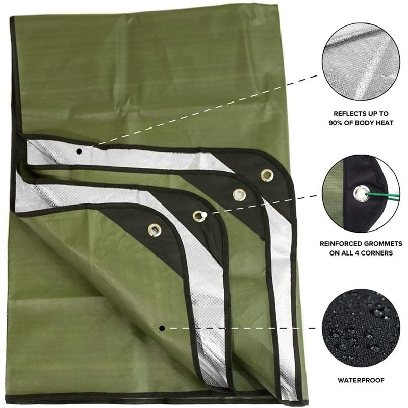 غطاء عازل قابل لإعادة الاستخدا - مراجعة Survival Blanket Reflective وسعره